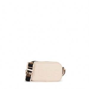 Crossbody Kabelka Tous La Rue Reporter Ivory | CZ-EFKIZM750