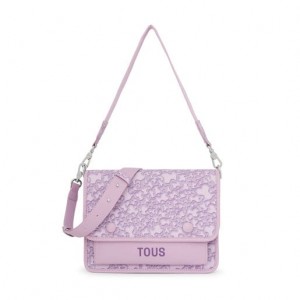 Crossbody Kabelka Tous Medium Kaos Mini Evolution Audree Fialové | CZ-VFINPQ051