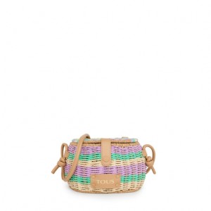 Crossbody Kabelka Tous Raffia Scoubidou Viacfarebný | CZ-AMOWGL182