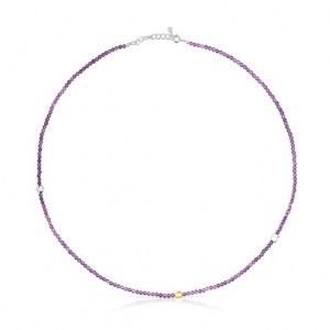 Náhrdelník Tous Amethyst Joy Bits Fialové | CZ-XBHNSU593