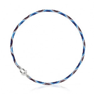 Náhrdelník Tous Manifesto Elastic Bracelet With Cord Stříbrné | CZ-FKBEAO485