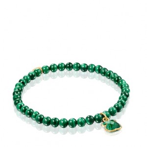 Náramek Tous Icon Color Malachite Zelene | CZ-NSZFXR032