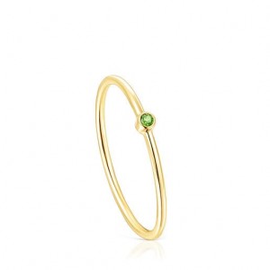 Prsten Tous Cool Joy With Chrome Diopside Zlaté | CZ-ALWQGS481