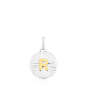 Přívěsky Tous Alphabet Letter R Medallion Stříbrné | CZ-OCDNZI589