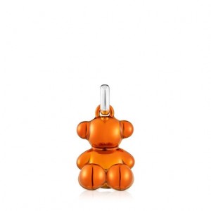 Přívěsky Tous Bold Bear Steel Oranžové | CZ-KGYUMQ085