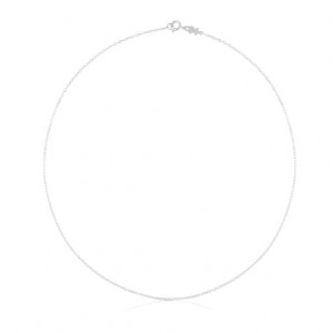 Řetízkový Popruh Tous Choker With Oval Rings 45cm Stříbrné | CZ-ZMBJSU621