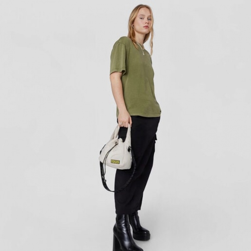 Bucket Bag Tous Carol Soft Béžový | CZ-ZRIQDV034