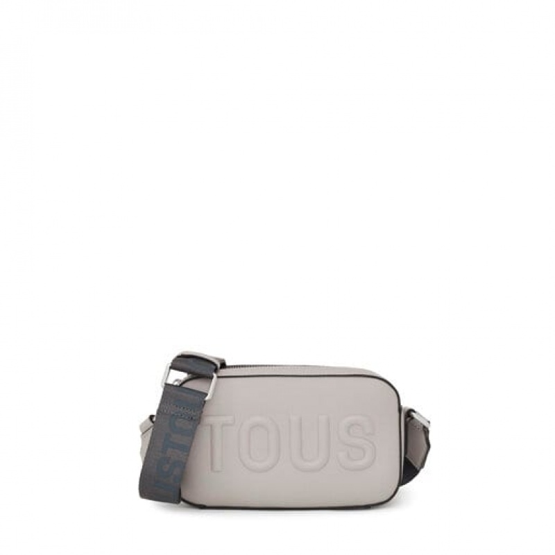 Crossbody Kabelka Tous La Rue New Reporter Šedé | CZ-PXGHRI708