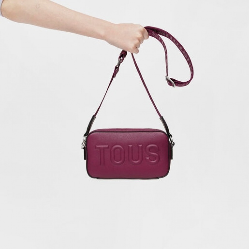 Crossbody Kabelka Tous La Rue New Reporter Vínové | CZ-FAERLV145