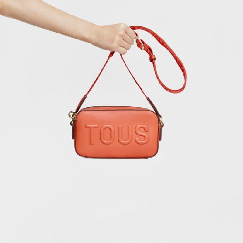 Crossbody Kabelka Tous La Rue New Reporter Oranžové | CZ-RSXUGZ954