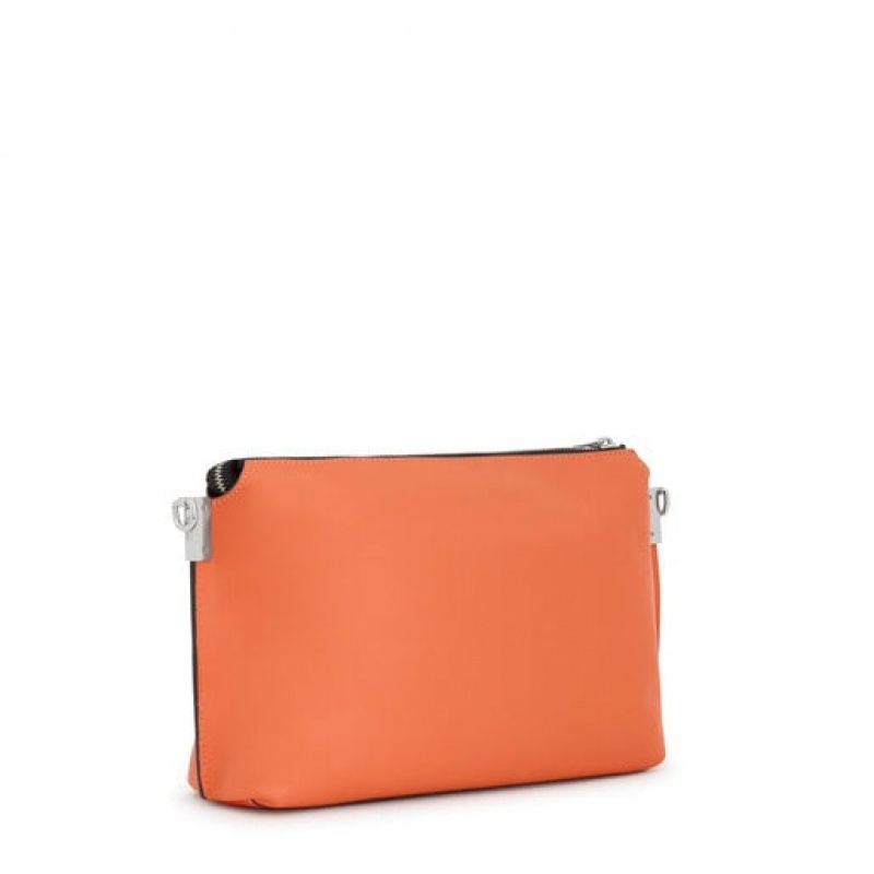 Crossbody Kabelka Tous Læder Candy Oranžové | CZ-XFDRKP182