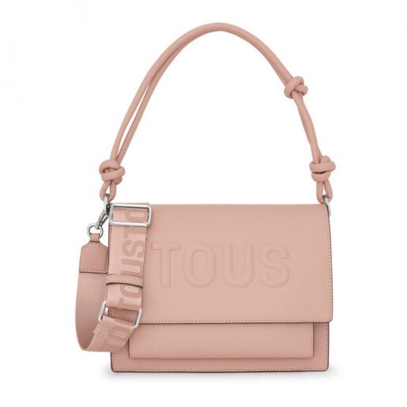 Crossbody Kabelka Tous Medium La Rue New Audree Béžový | CZ-OFJZTB312