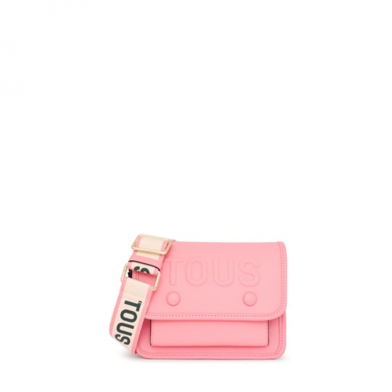 Crossbody Kabelka Tous Small La Rue Audree Růžové | CZ-BUFGNT821