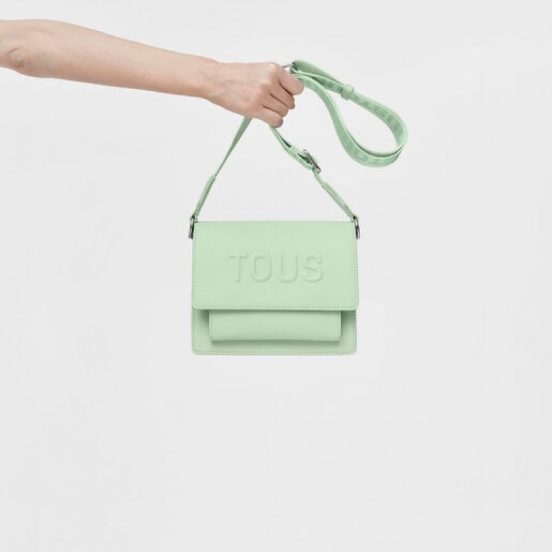 Crossbody Kabelka Tous Small La Rue New Audree Mátově Zelená | CZ-UXJHIG961