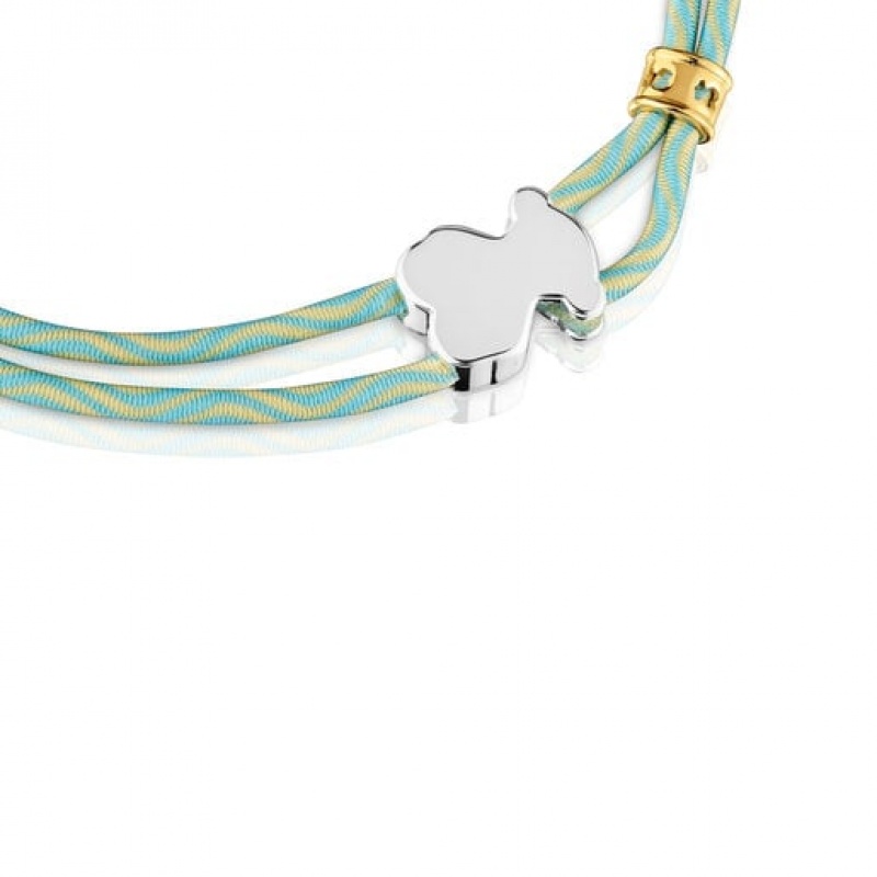 Náramek Tous Mint Elastic With Bear Sweet Dolls Zelene | CZ-FPYHKW391