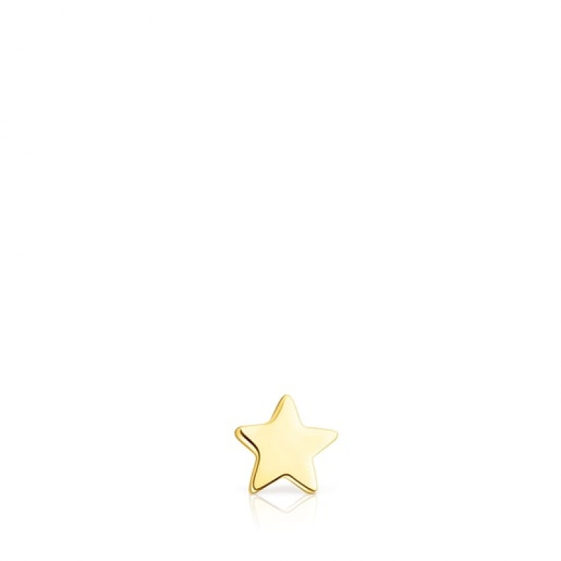 Náušnice Tous Star Motif Ear Zlaté | CZ-OUCGKS610