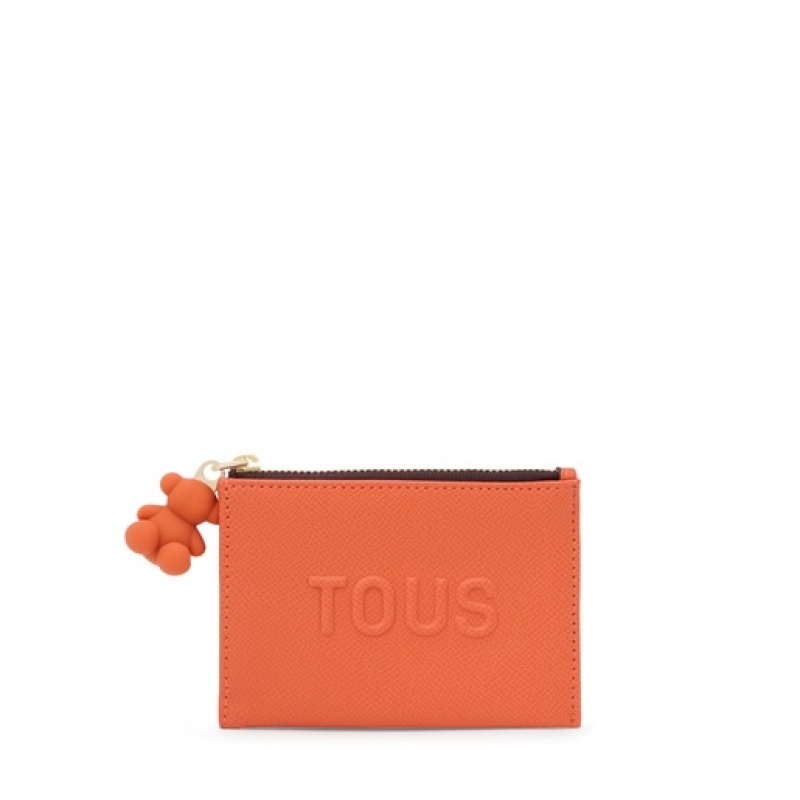 Peněženky Tous La Rue New Change-cardholder Oranžové | CZ-SNCVUP875