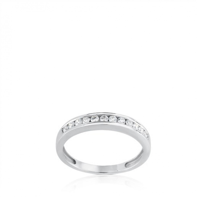 Prsten Tous Diamonds wedding band Stříbrné | CZ-MGSCNH719