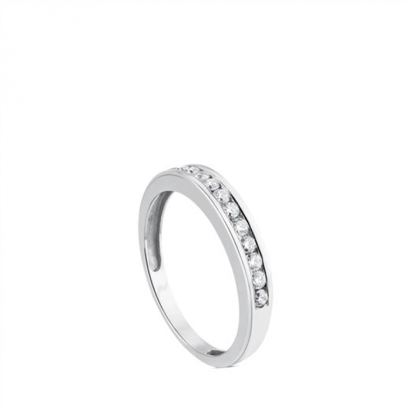 Prsten Tous Diamonds wedding band Stříbrné | CZ-MGSCNH719