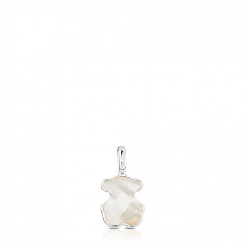 Přívěsky Tous Faceted Mother-of-pearl Stříbrné | CZ-GZDOQX129