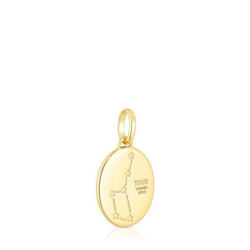 Přívěsky Tous Horoscope Libra With Mother-of-pearl Zlaté | CZ-RGOLWP870