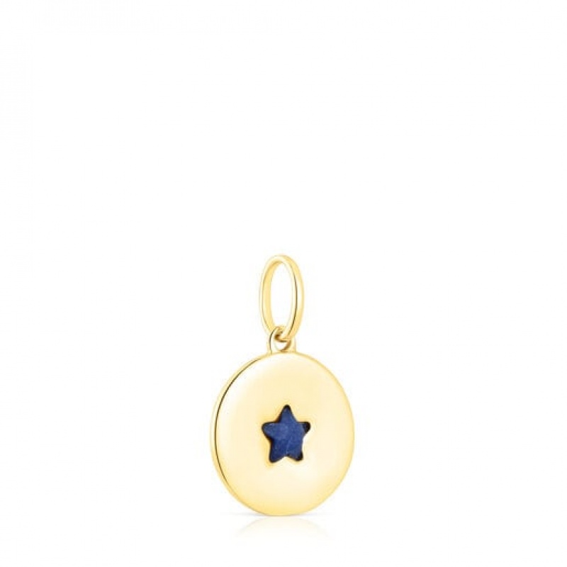 Přívěsky Tous Medallion With Sodalite Star Aelita Zlaté | CZ-RLFTVM058