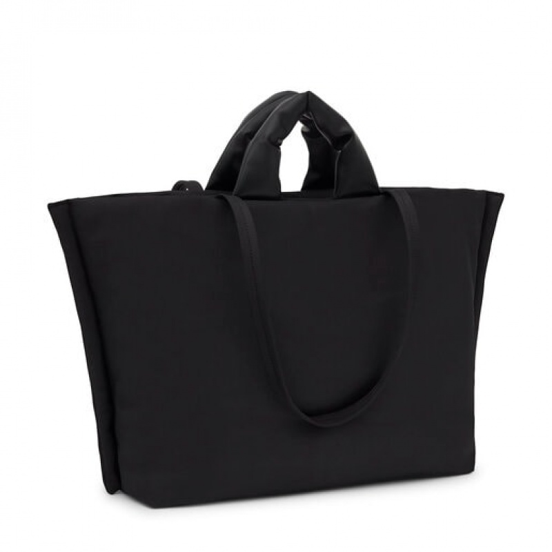 Tote Tous Cushion Černé | CZ-UPBIGH416