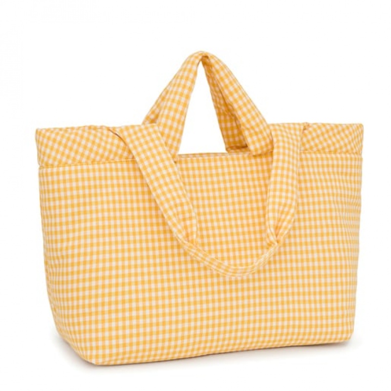 Tote Tous Large Carol Vichy Žluté | CZ-LJPXAY584