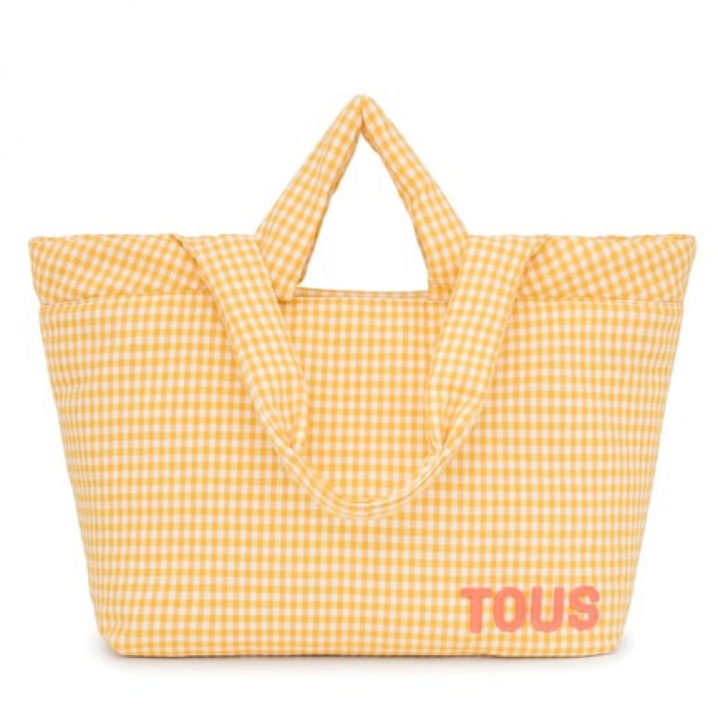 Tote Tous Large Carol Vichy Žluté | CZ-LJPXAY584