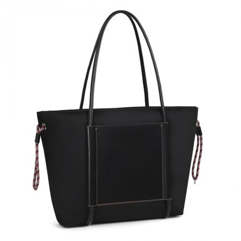 Tote Tous Large Empire Soft Černé | CZ-XTUBRW728