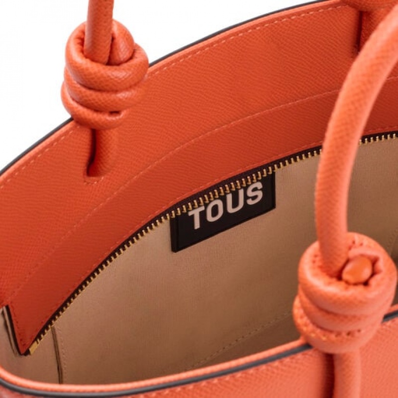 Tote Tous Small La Rue New Oranžové | CZ-INPUZQ481