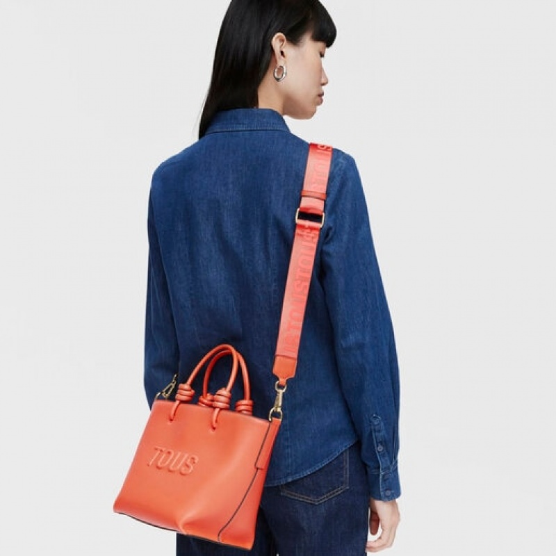 Tote Tous Small La Rue New Oranžové | CZ-INPUZQ481