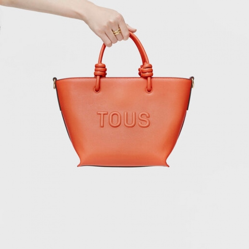 Tote Tous Small La Rue New Oranžové | CZ-INPUZQ481