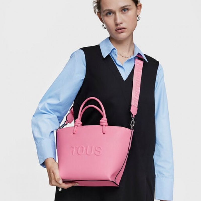 Tote Tous Small La Rue New Růžové | CZ-QLFNRG492