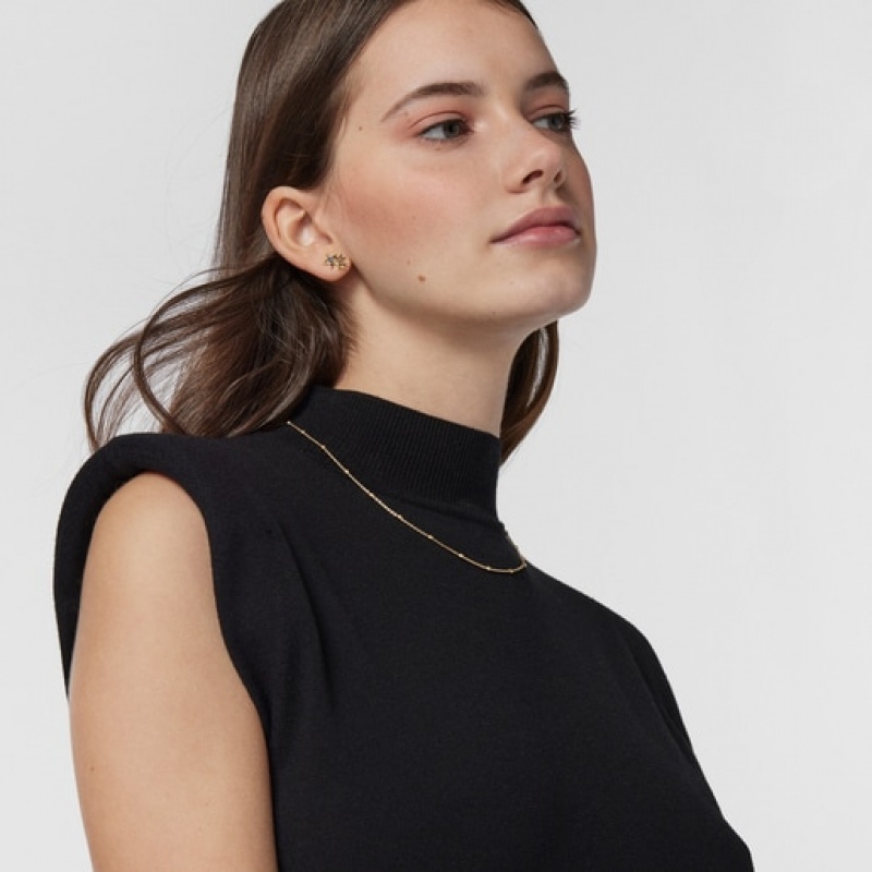 Řetízkový Popruh Tous Basics Choker With Interspersed Beads Stříbrné | CZ-WRJMQF831