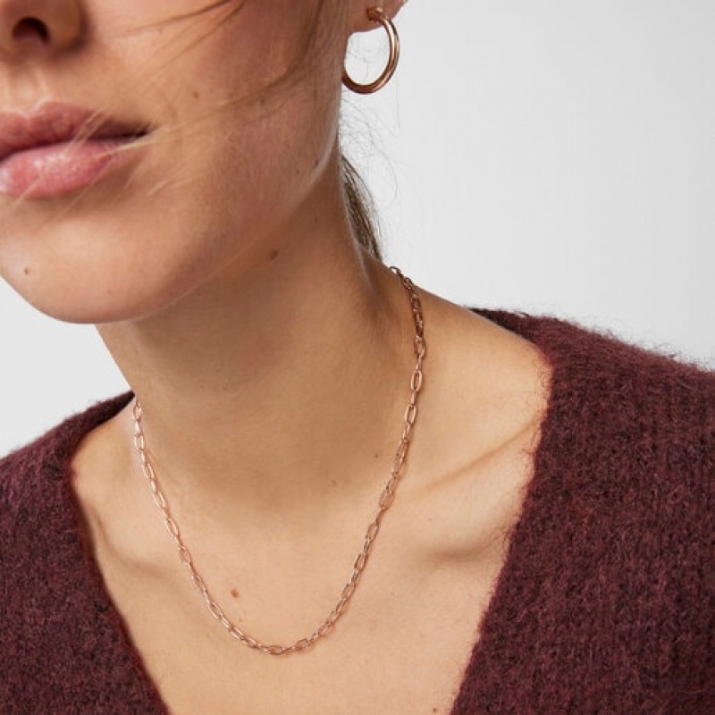 Řetízkový Popruh Tous Oval Choker Zlaté | CZ-HDOGVL918