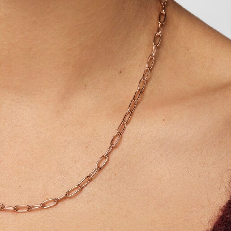 Řetízkový Popruh Tous Oval Choker Zlaté | CZ-HDOGVL918